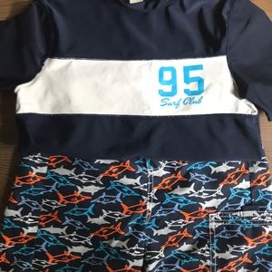 Boys’ Swim Trunks and Shirt